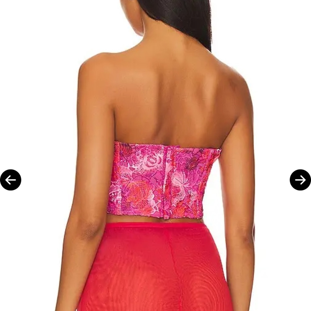 ROCOCO SAND
Corset Top In Fuchsia/Pink - Picture 2 of 10